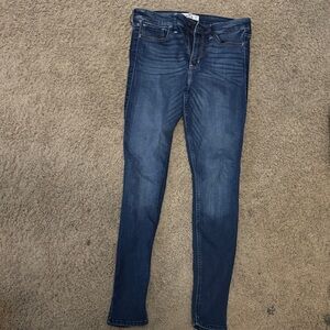 Hollister Women's Blue Skinny Jeans